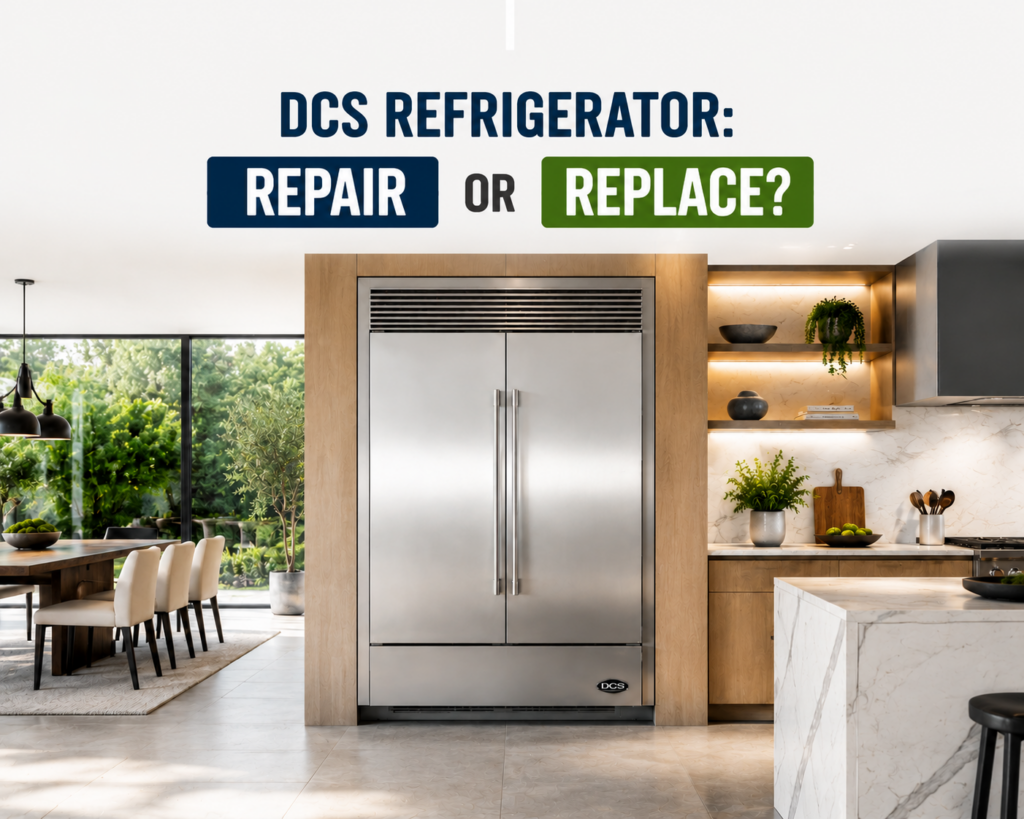 dcs refrigerator repair or replace