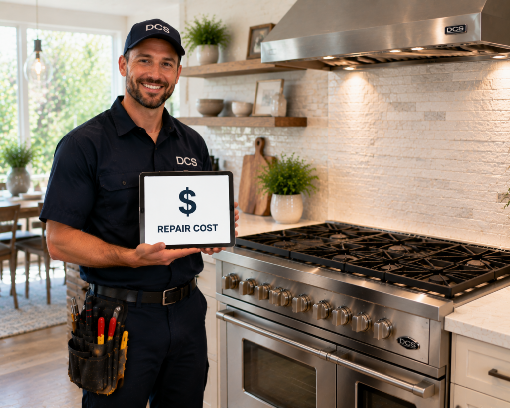 dcs rangetop repair cost