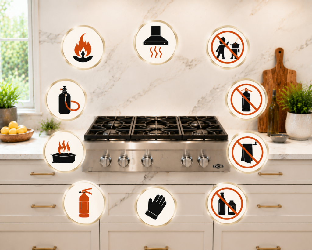 dcs cooktop safety